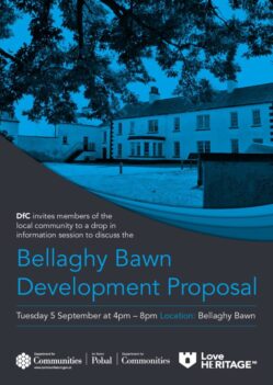 HED Bellaghy Bawn Engagement Event Poster